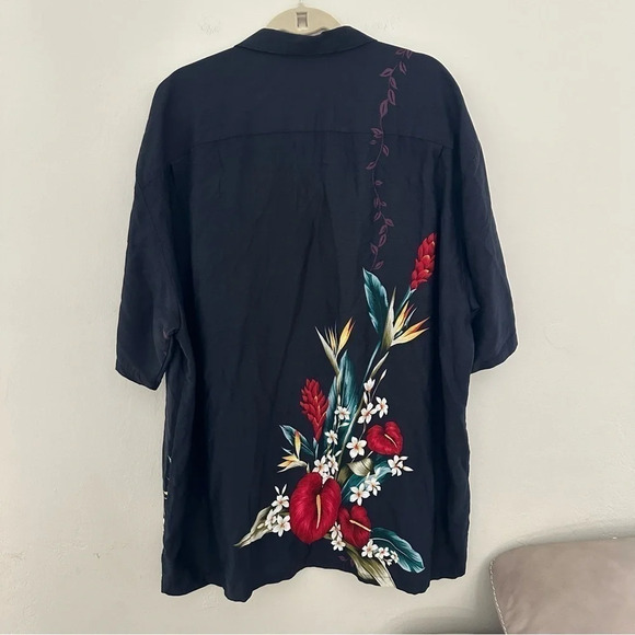 Two Palms Aloha Hawaiian Floral Rayon Shirt 2XL - Picture 6 of 9